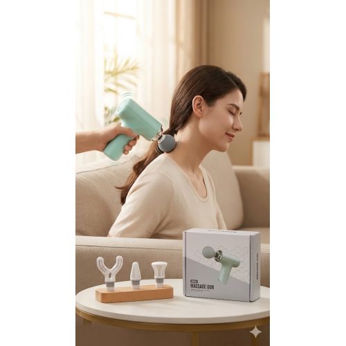 Powerful Mini Massage Gun Rechargable – Deep Tissue M